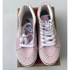 Vans SK8-Hi High-Top Skate Shoes Lilac Snow True White Size 12 Kids NIB